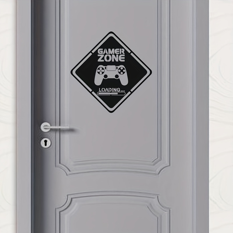 Gaming Accessories For Room - 1 adesivo in vinile da parete
