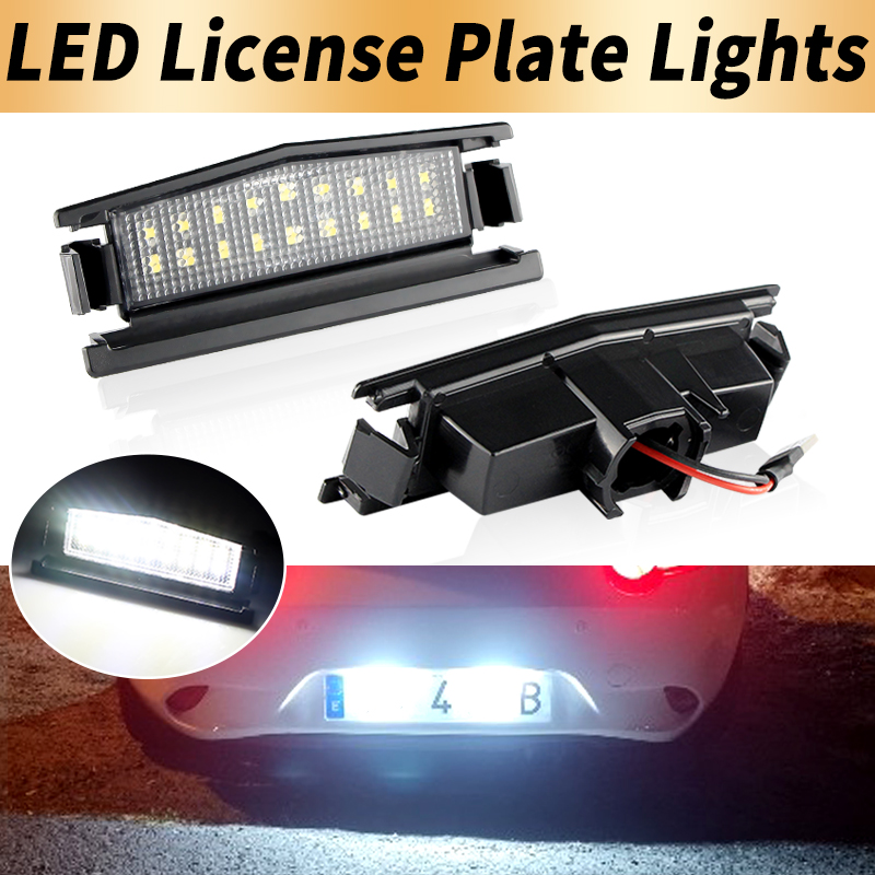 2PCS Bianco LED Luci targa Can - Gaming Accessories Rack recensione e prezzo