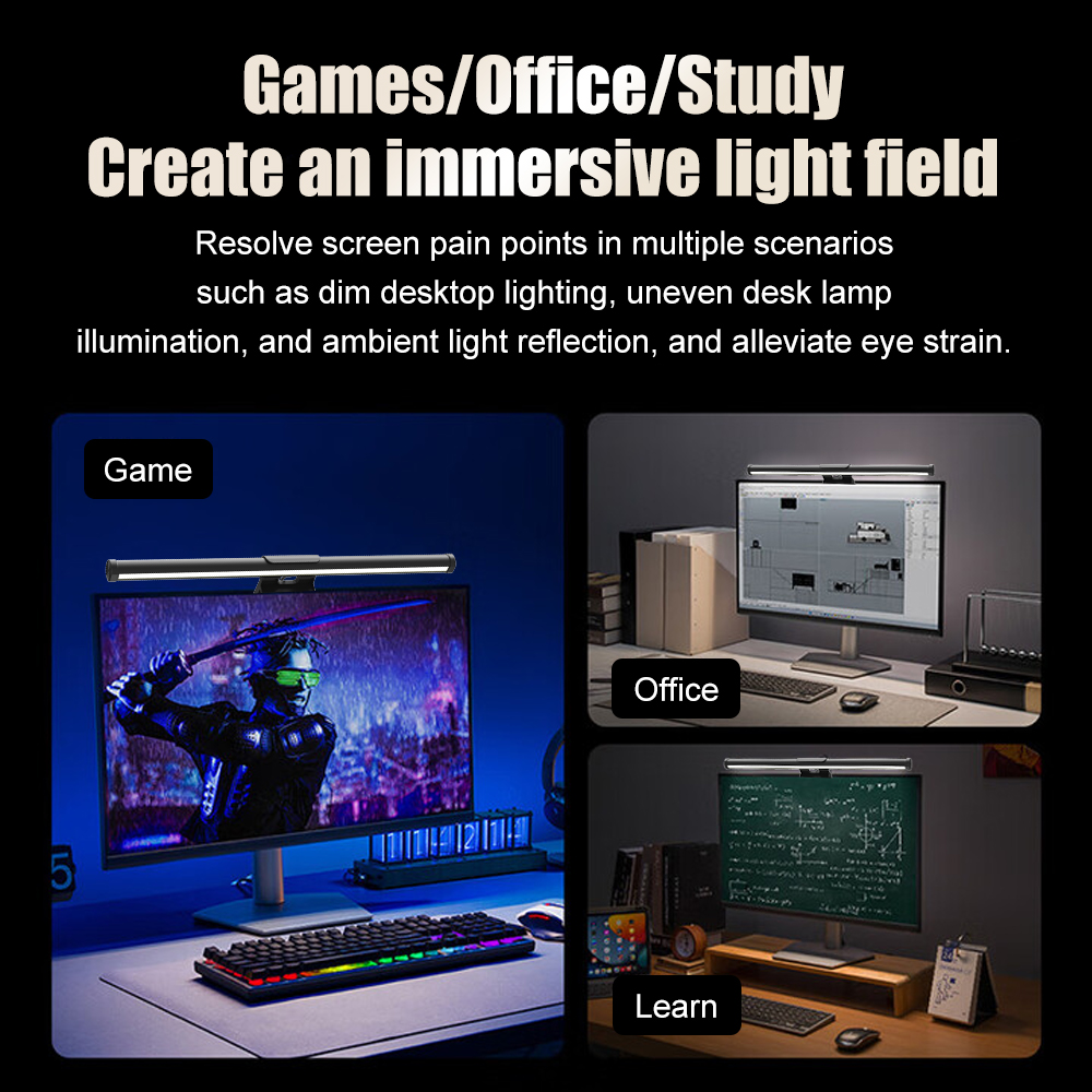 Monitor con barra luminosa, co - Accessories For Your Gaming Room recensione e prezzo