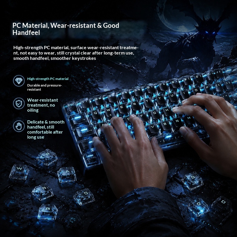 Tasti Retroilluminati Traspare - Gaming Accessories Aesthetic recensione e prezzo