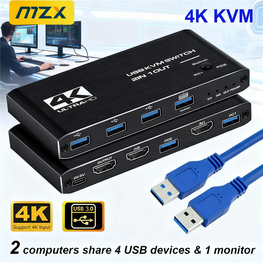Switch KVM 4K 60Hz, Hub USB 3. - Gaming Accessories Rack recensione e prezzo