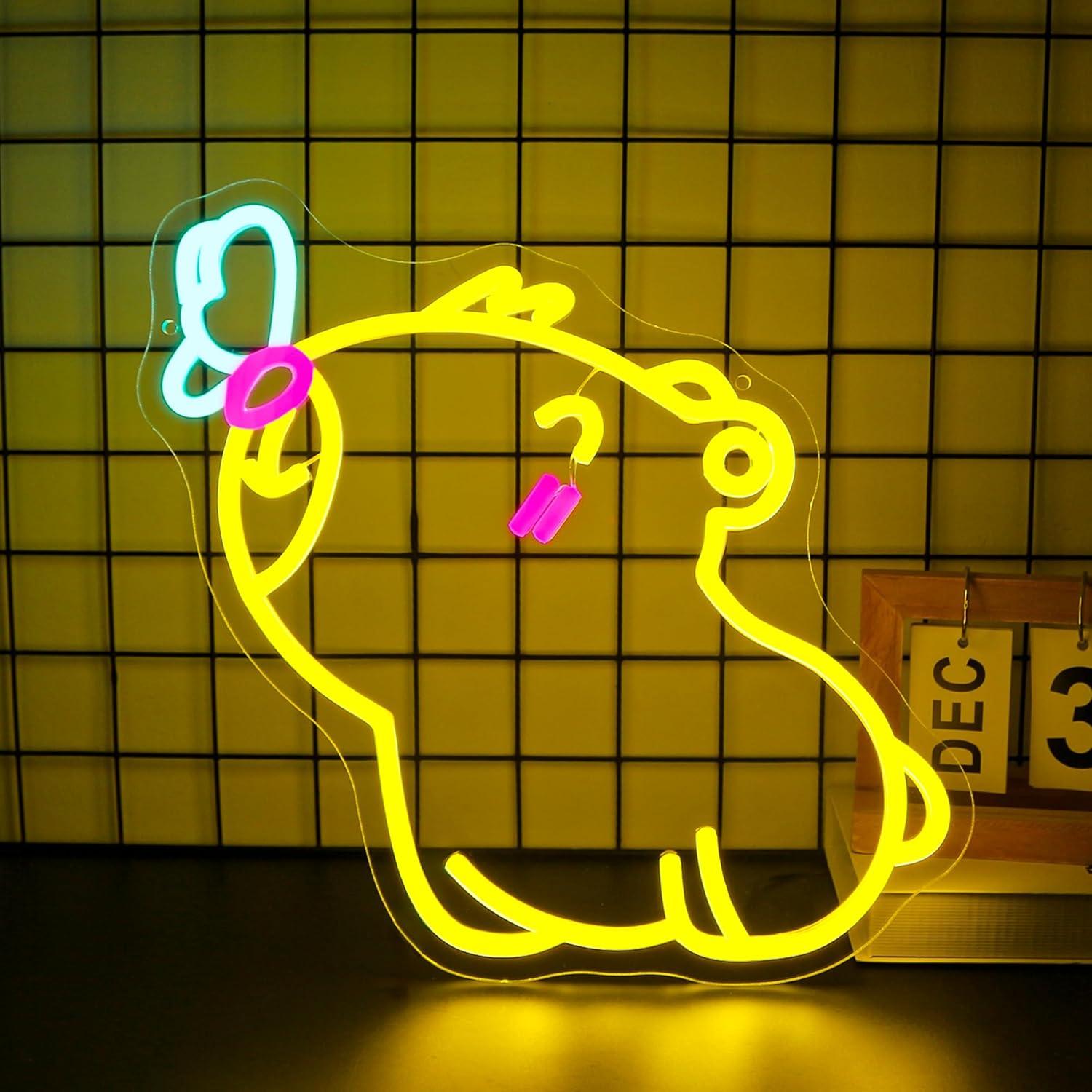 Insegna al Neon Capybara, Luci - Gaming Accessories Shop recensione e prezzo
